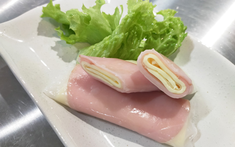 ライスペーパーハムチーズロール｜アレンジレシピ｜ベトナムと韓国の 